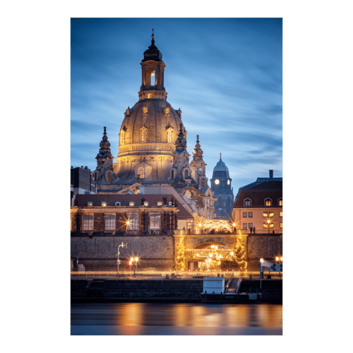 Poster (00767) Frauenkirche an der Elbe