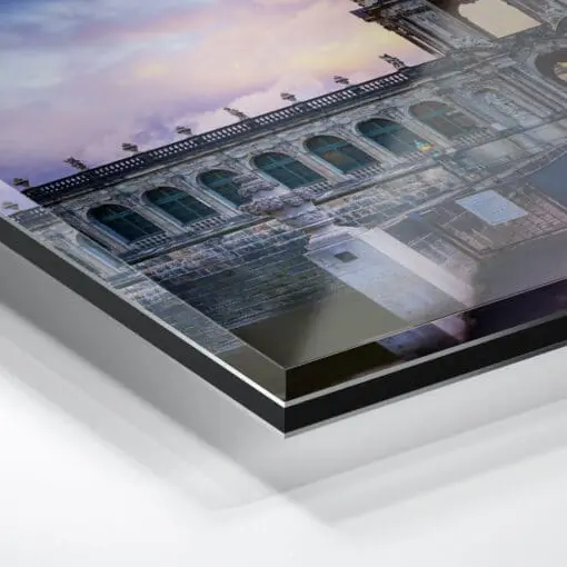 Acryl Board (00778) Zwinger Kronentor am Abend – Bild 2