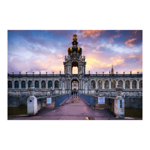 Acryl Board (00778) Zwinger Kronentor am Abend