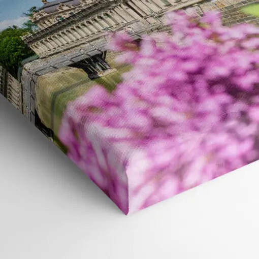 Leinwand (00781) Dresdner Zwinger mit Flieder – Bild 3
