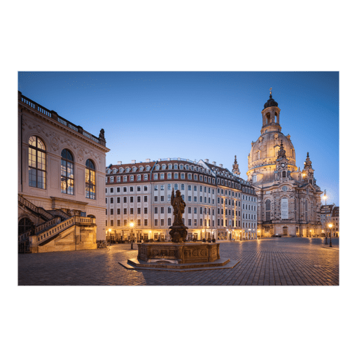 Leinwand (00786) Neumarkt zur Blauen Stunde