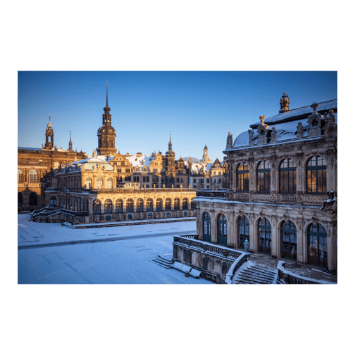 Poster (00794) Dresdner Zwinger im Winter