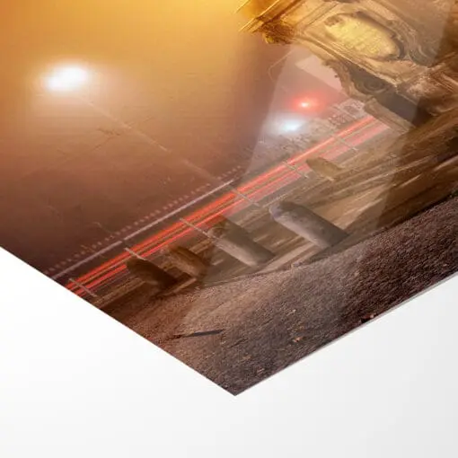 Poster (00796) Goldener Reiter im Nebel – Bild 5