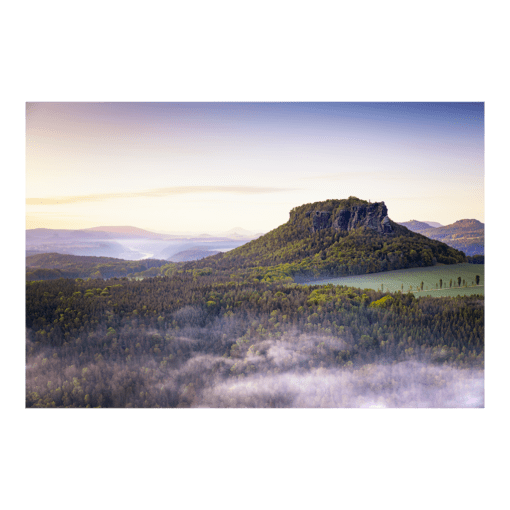 Fotoabzug (00798) Lilienstein am Morgen