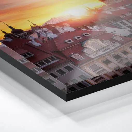 Acryl Board (00803) Altstadt Dresden zum Sonnenuntergang – Bild 3