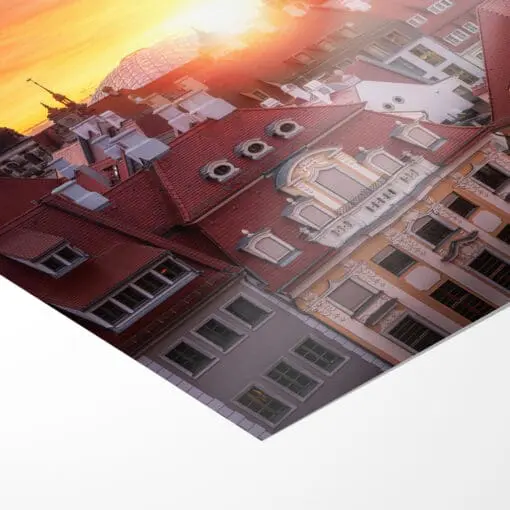 Fotoabzug (00803) Altstadt Dresden zum Sonnenuntergang – Bild 3