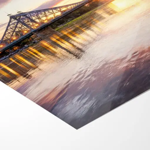 Poster (00814) Blaues Wunder zum Sonnenuntergang – Bild 5