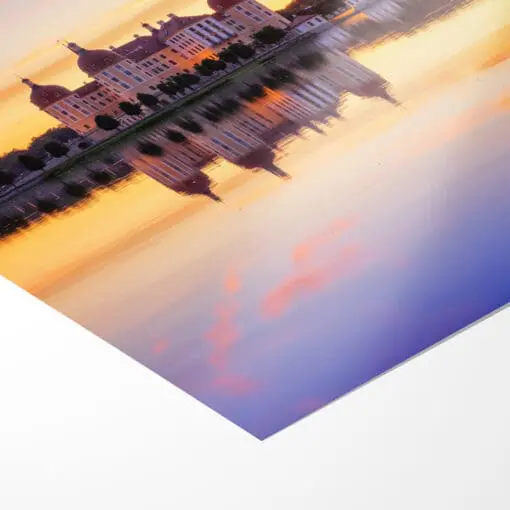 Fotoabzug (00843) Schloss Moritzburg im Abendrot – Bild 3