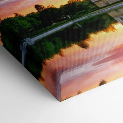 Leinwand (00860) Palais zum Sonnenuntergang – Bild 2