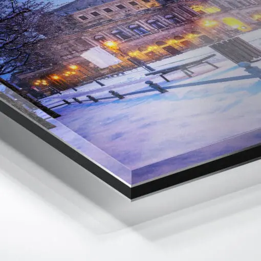 Acryl Board (00896) Theaterplatz im Schnee – Bild 2