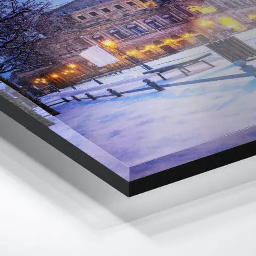 Acryl Board (00896) Theaterplatz im Schnee – Bild 3