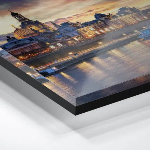 Acryl Board (00906) Dresden Skyline im Sturm – Bild 3