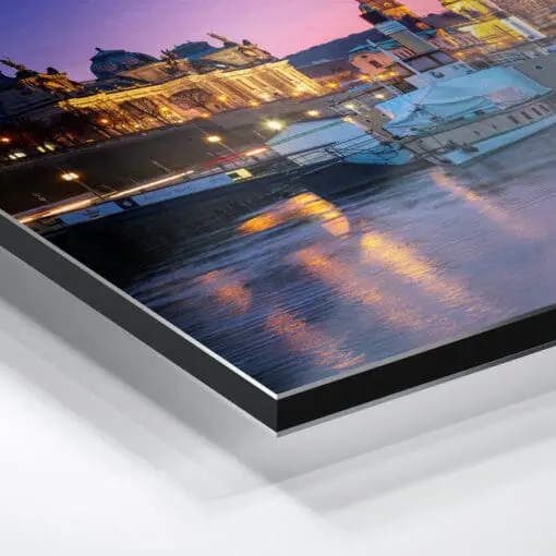 Alu-Dibond (00910) Terrassenufer am Abend – Bild 5