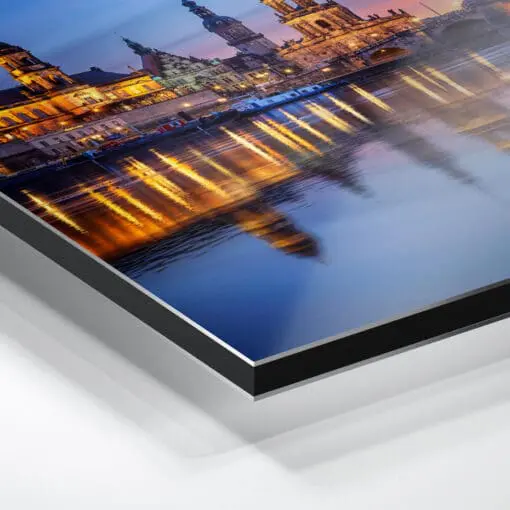 Alu-Dibond (00917) Altstadt zur Blauen Stunde – Bild 2