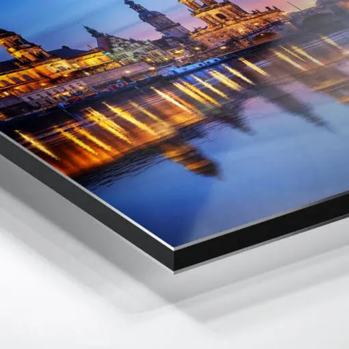 Alu-Dibond (00917) Altstadt zur Blauen Stunde – Bild 4