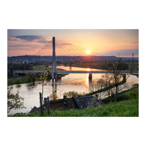 Poster (00922) Elbbrücke Niederwartha