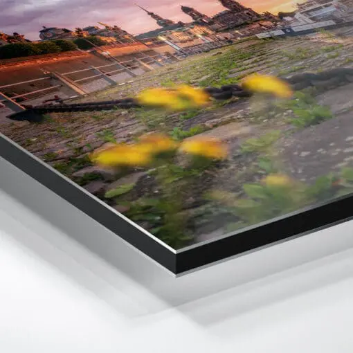 Alu-Dibond (00977) Terrassenufer am Abend – Bild 5