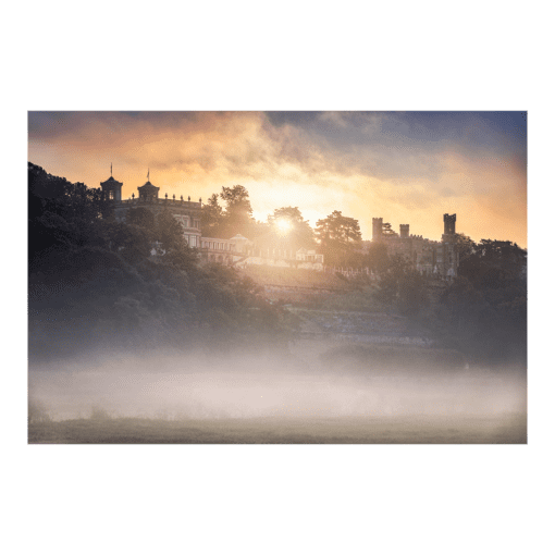 Poster (00984) Elbschlösser im Nebel