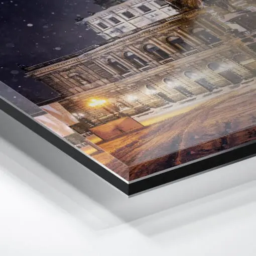 Acryl Board (00986) Semperoper im Winter – Bild 2