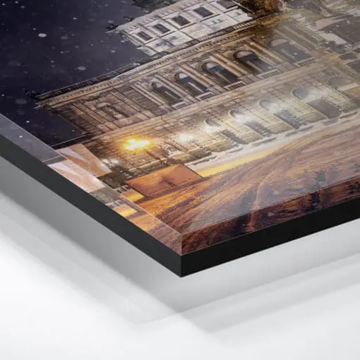 Acryl Board (00986) Semperoper im Winter – Bild 3