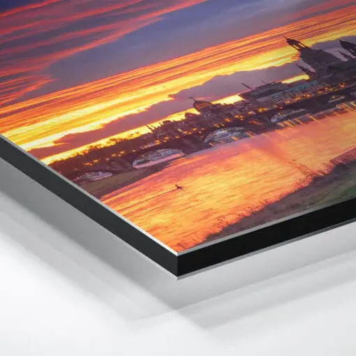 Alu-Dibond (01002) Dresden Skyline am Morgen – Bild 3
