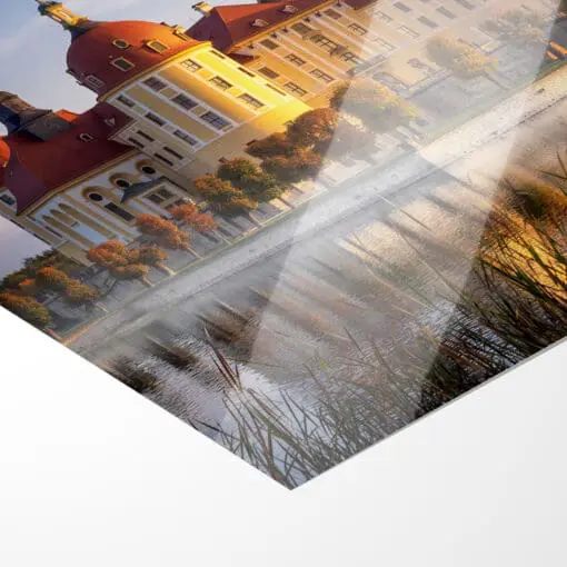Fotoabzug (01009) Schloss Moritzburg mit Heißluftballon – Bild 2