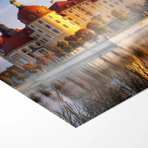 Fotoabzug (01009) Schloss Moritzburg mit Heißluftballon – Bild 3