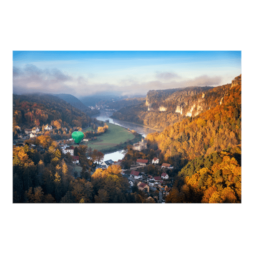 Alu-Dibond (01013) Burg Altrathen Luftbild