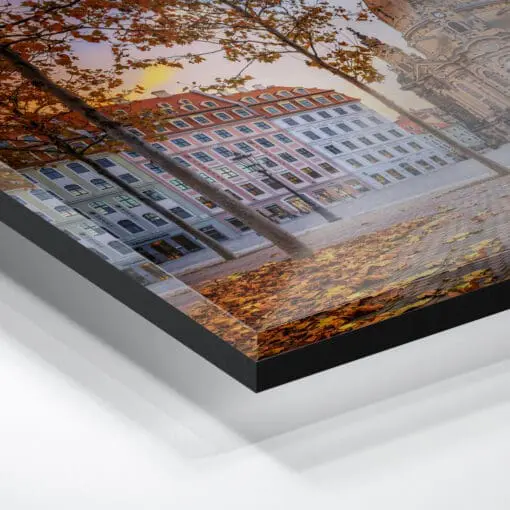 Acryl Board (01021) Neumarkt Dresden im Herbst – Bild 3