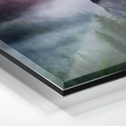 Acryl Board (01033) Sächsische Schweiz im Nebel – Bild 2