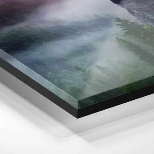 Acryl Board (01033) Sächsische Schweiz im Nebel – Bild 3