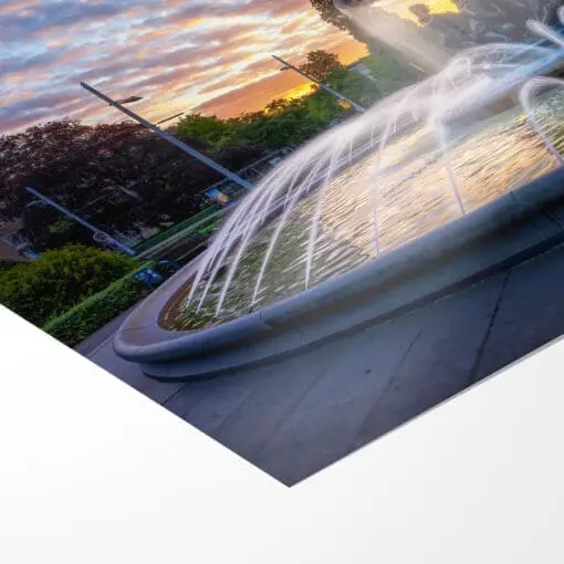 Fotoabzug (01098) Brunnen Stille Wasser – Bild 3