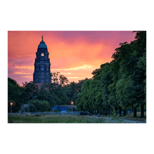 Leinwand (01101) Rathausturm Dresden