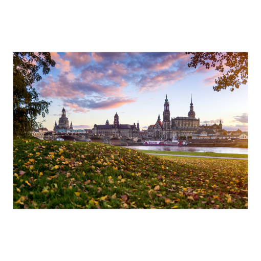 Leinwand (01143) Dresden Skyline