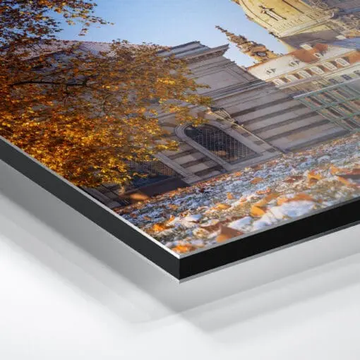 Alu-Dibond (01159) Frauenkirche im Herbst – Bild 5