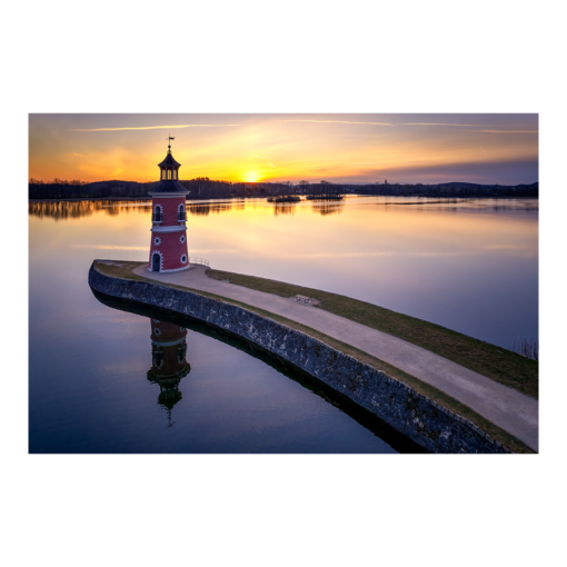 Poster (01265) Leuchtturm Moritzburg