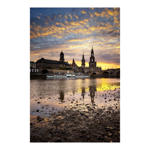 Fotoabzug (01267) Dresden Skyline