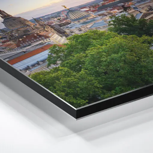 Alu-Dibond (01271) Dresden zum Sonnenuntergang – Bild 3