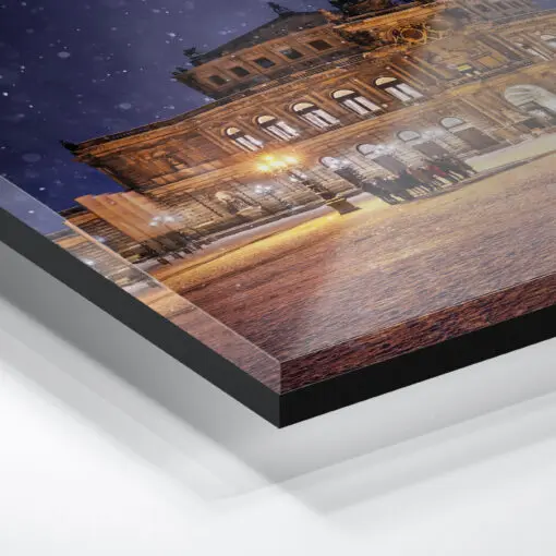 Acryl Board (01306) Semperoper im Winter – Bild 3