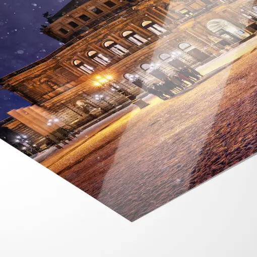 Fotoabzug (01306) Semperoper im Winter – Bild 4