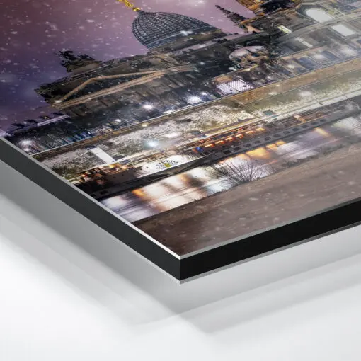 Alu-Dibond (01307) Dresden Skyline im Winter – Bild 4