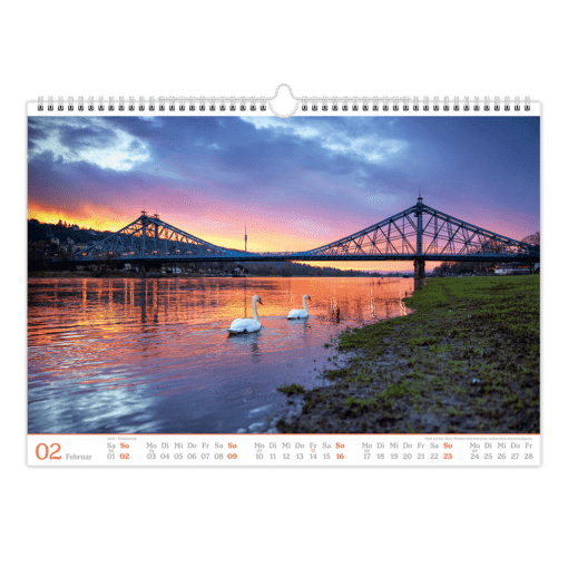 Dresden Kalender 2025 Februar