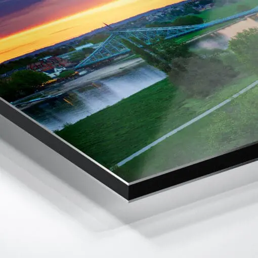 Alu-Dibond (01336) Blaues Wunder zum Sonnenuntergang – Bild 4