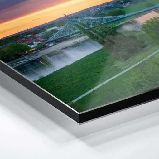 Alu-Dibond (01336) Blaues Wunder zum Sonnenuntergang – Bild 5