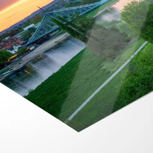 Fotoabzug (01336) Blaues Wunder zum Sonnenuntergang – Bild 5