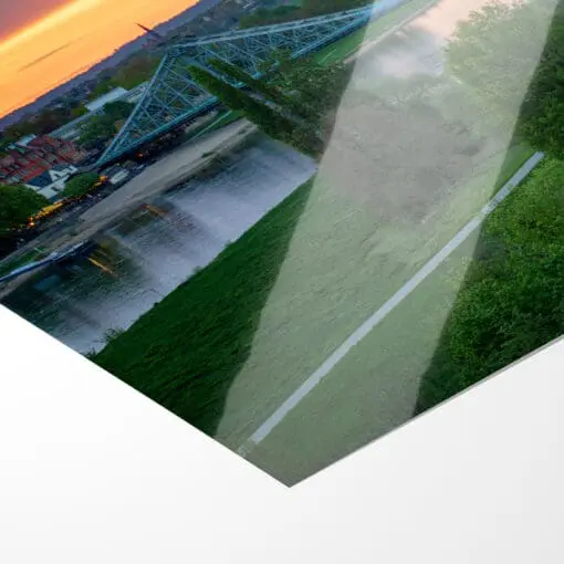 Poster (01336) Blaues Wunder zum Sonnenuntergang – Bild 2