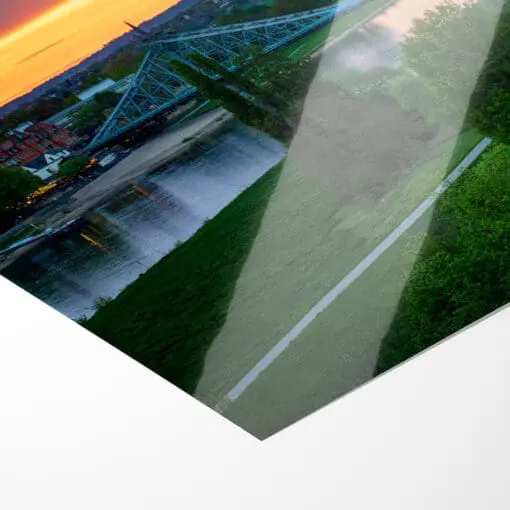 Poster (01336) Blaues Wunder zum Sonnenuntergang – Bild 4