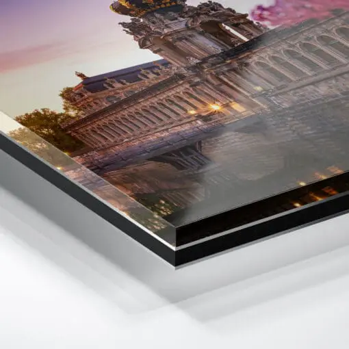Acryl Board (01339) Flieder am Dresdner Zwinger – Bild 2