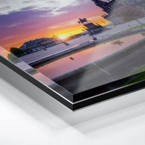 Acryl Board (01350) Theaterplatz zum Sonnenaufgang – Bild 2