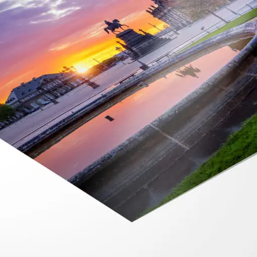 Poster (01350) Theaterplatz zum Sonnenaufgang – Bild 3